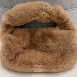 Faux Fur Brown Shearling Handbag